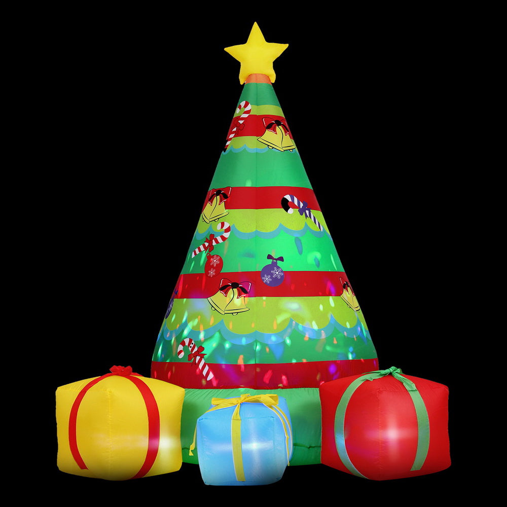 2.2M Christmas Tree Inflatable with Flashing LED Lights