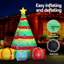 2.2M Christmas Tree Inflatable with Flashing LED Lights