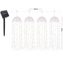 20CM Solar Jellyfish Christmas Lights with 224 Warm White LED Lights – 4 Pack