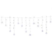 6M Snowflake Icicle Lights with 160 Cool White LEDs
