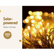 12.5M Icicle Christmas Lights with 500 Warm White LEDs