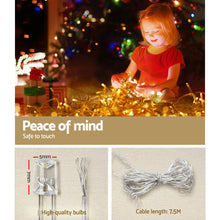 12.5M Icicle Christmas Lights with 500 Warm White LEDs
