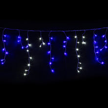 20M Icicle Christmas Lights with 800 Blue & White LEDs