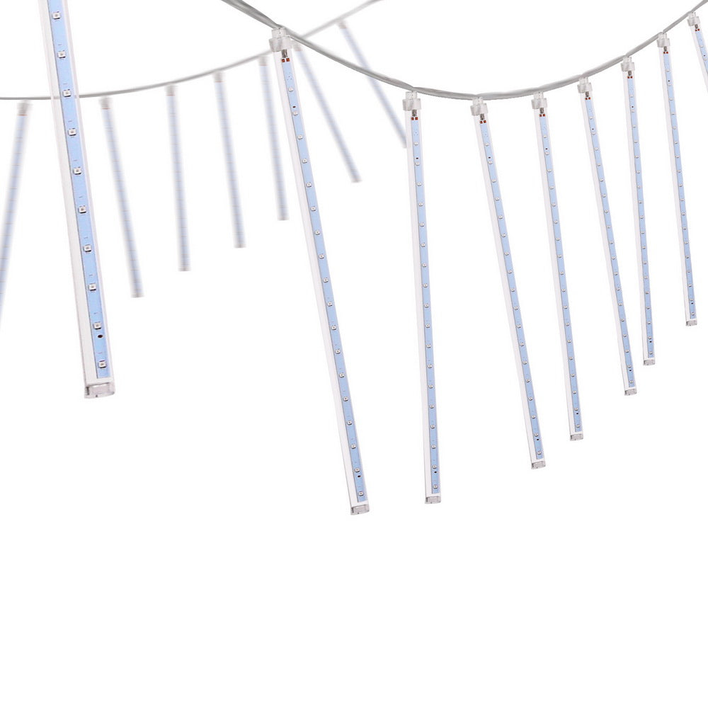 7M Blue LED Meteor Shower Icicle Christmas Lights – 288 LEDs