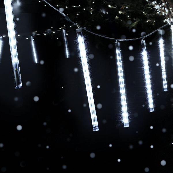 12M Meteor Shower Christmas Lights – 40 Drops 960 Cold White LEDs