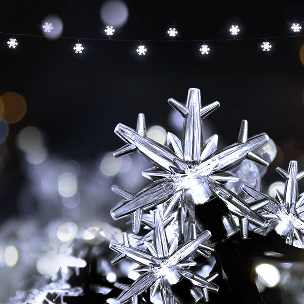 10M String Christmas Lights – 100 Cold White LEDs