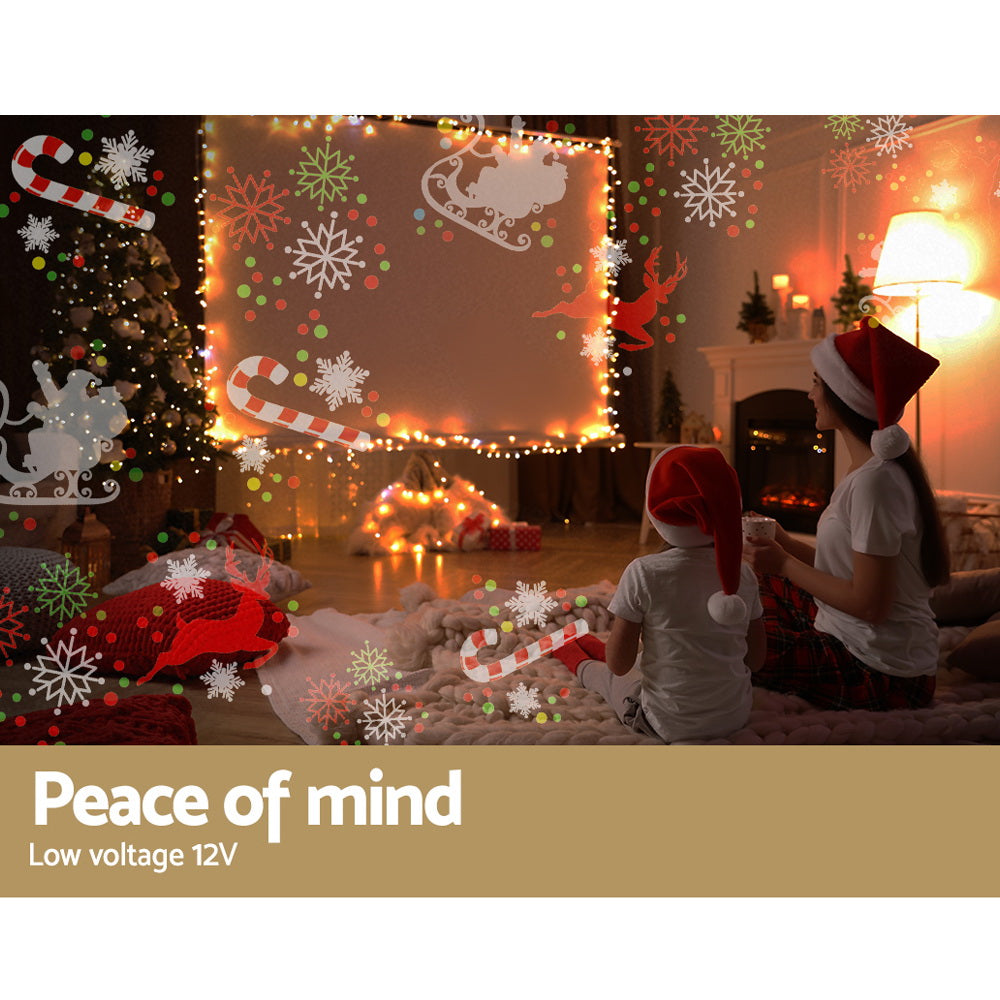 Christmas Laser Light Projector with 12 Festive Projection Patterns