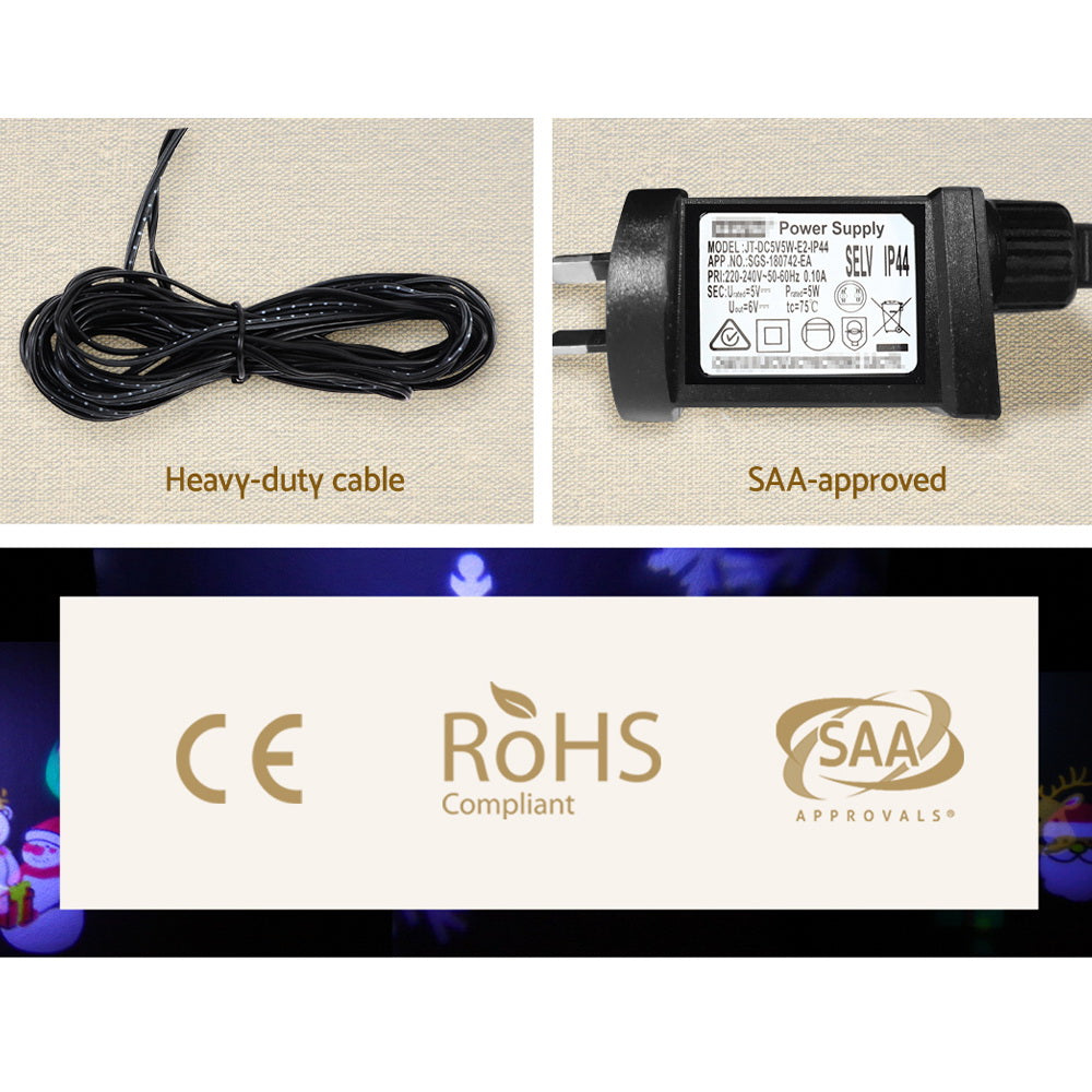 Christmas Laser Light Projector with 12 Festive Projection Patterns
