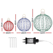 3-Piece Sphere Motif Light Set – RGB LEDs 320 Lights