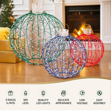 3-Piece Sphere Motif Light Set – RGB LEDs 320 Lights