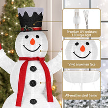 1.75M Light-Up Snowman with 200 Warm White LEDs