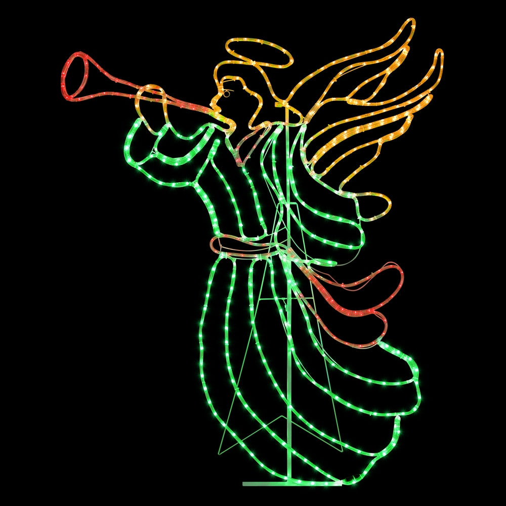 144CM Christmas Angel Motif Light – Multi-Colour LEDs 504 Lights
