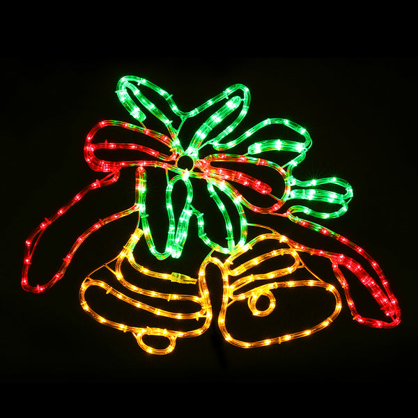 76CM Jingle Bells Motif Light – Multi-Colour LEDs 216 Lights