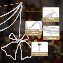 180CM Triple Christmas Bell Motif with 288 Multicolour LEDs