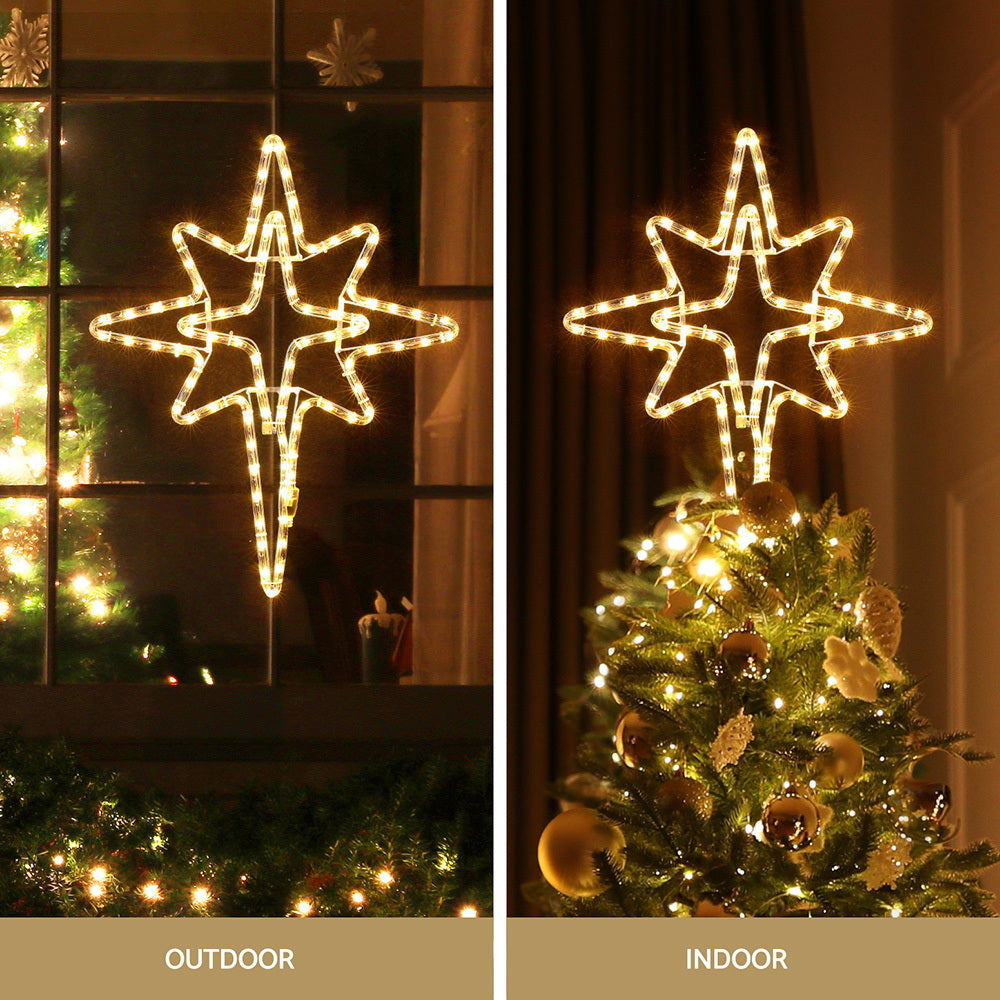 57CM Bethlehem Star Motif Light – Warm White LEDs 90 Lights