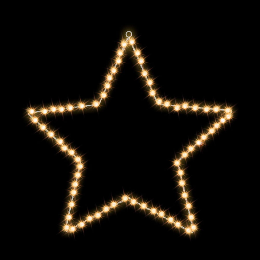 50CM Star Motif Light – 70 Warm White LED Lights