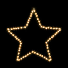 50CM Star Motif Light – 70 Warm White LED Lights