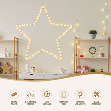 50CM Star Motif Light – 70 Warm White LED Lights
