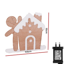 105CM Light-Up Gingerbread House with 330 Multicolour LEDs