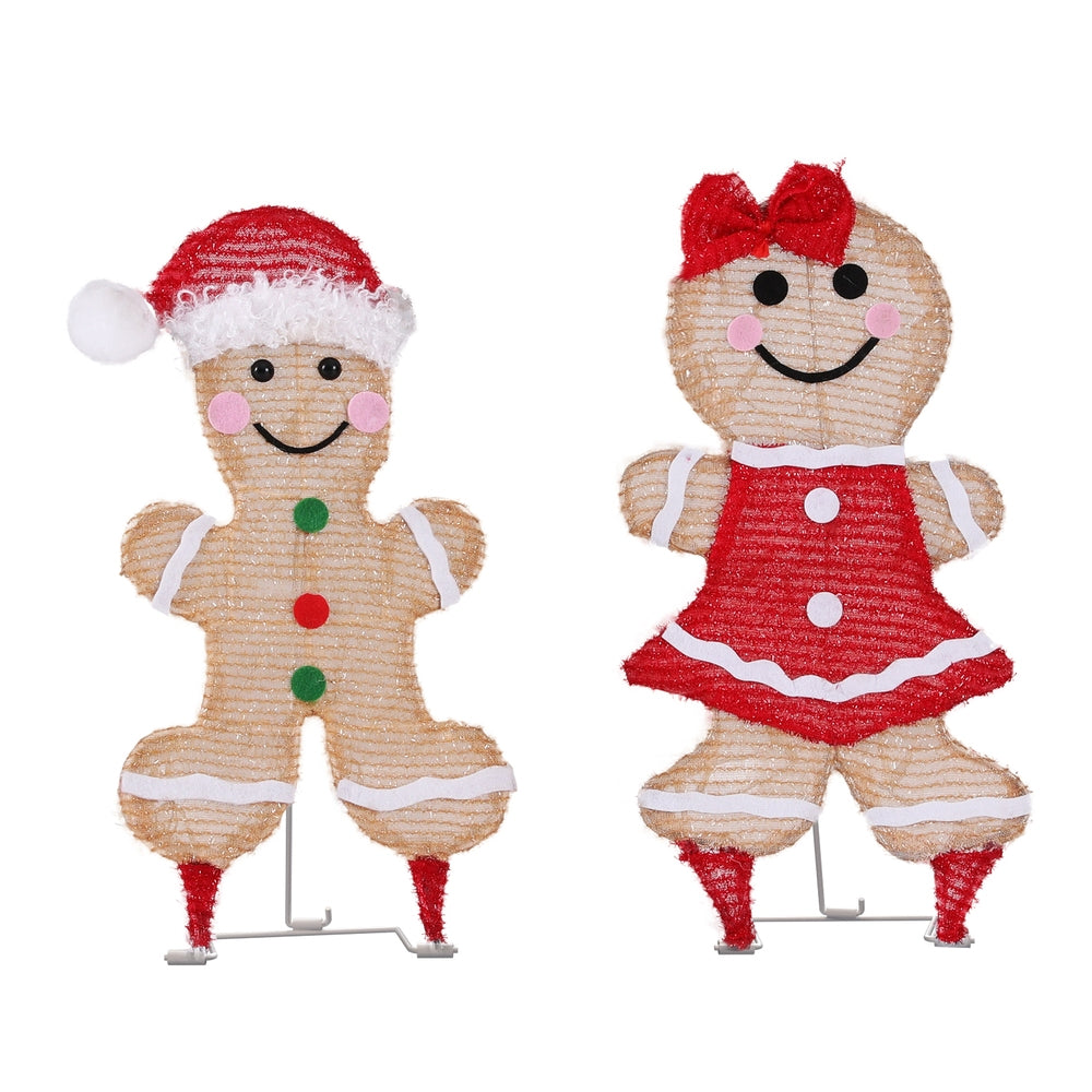 Gingerbread Motif Light Set – Multi-Colour LEDs 30 Lights