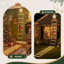 3.4M Climbing Santa Ladder Lights with 328 Warm White LED Lights