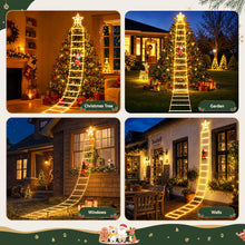 3.4M Climbing Santa Ladder Lights with 328 Warm White LED Lights