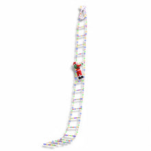3.5M Climbing Santa Christmas Ladder Lights with 300 Multi-Colour LEDs