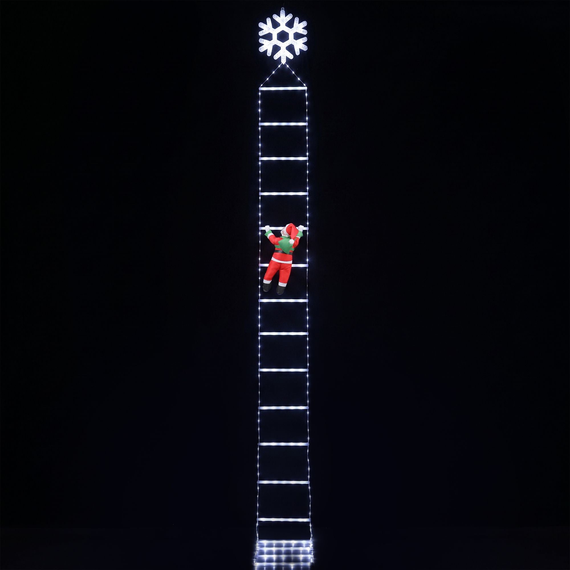 3.4M Climbing Santa Ladder Christmas Lights with 328 LED