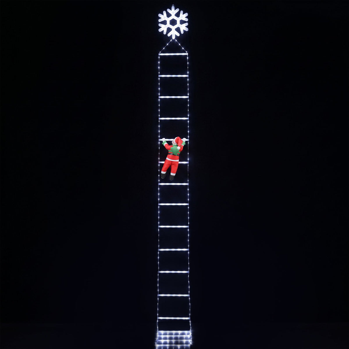 3.4M Climbing Santa Ladder Christmas Lights with 328 LED