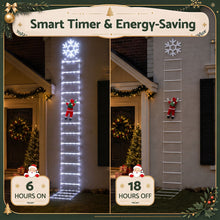 3.4M Climbing Santa Ladder Christmas Lights with 328 LED