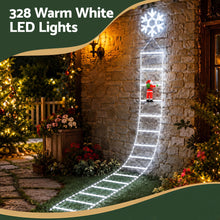 3.4M Climbing Santa Ladder Christmas Lights with 328 LED