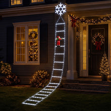 3.4M Climbing Santa Ladder Christmas Lights with 328 LED