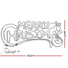 96CM Merry Christmas Motif Light – Multi-Colour LEDs 288 Lights