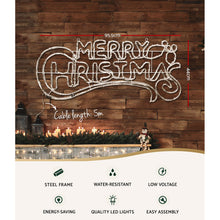 96CM Merry Christmas Motif Light – Multi-Colour LEDs 288 Lights
