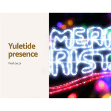 96CM Merry Christmas Motif Light – Multi-Colour LEDs 288 Lights