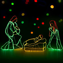 112CM Nativity Scene Motif with 552 Multicolour LEDs