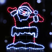 101CM Santa Motif with 248 Multicolour LEDs