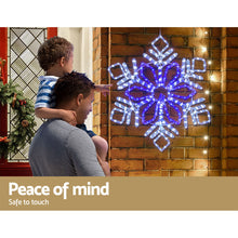 82CM Snowflake Motif Light – Multi-Colour LEDs 304 Lights