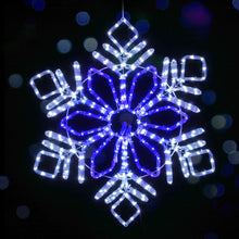 82CM Snowflake Motif Light – Multi-Colour LEDs 304 Lights