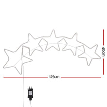 125CM Shooting Stars Motif with 560 Multicolour LEDs