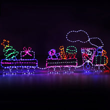 210CM Christmas Train Motif Light – Multi-Colour LEDs 631 Lights
