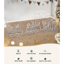 210CM Christmas Train Motif Light – Multi-Colour LEDs 631 Lights