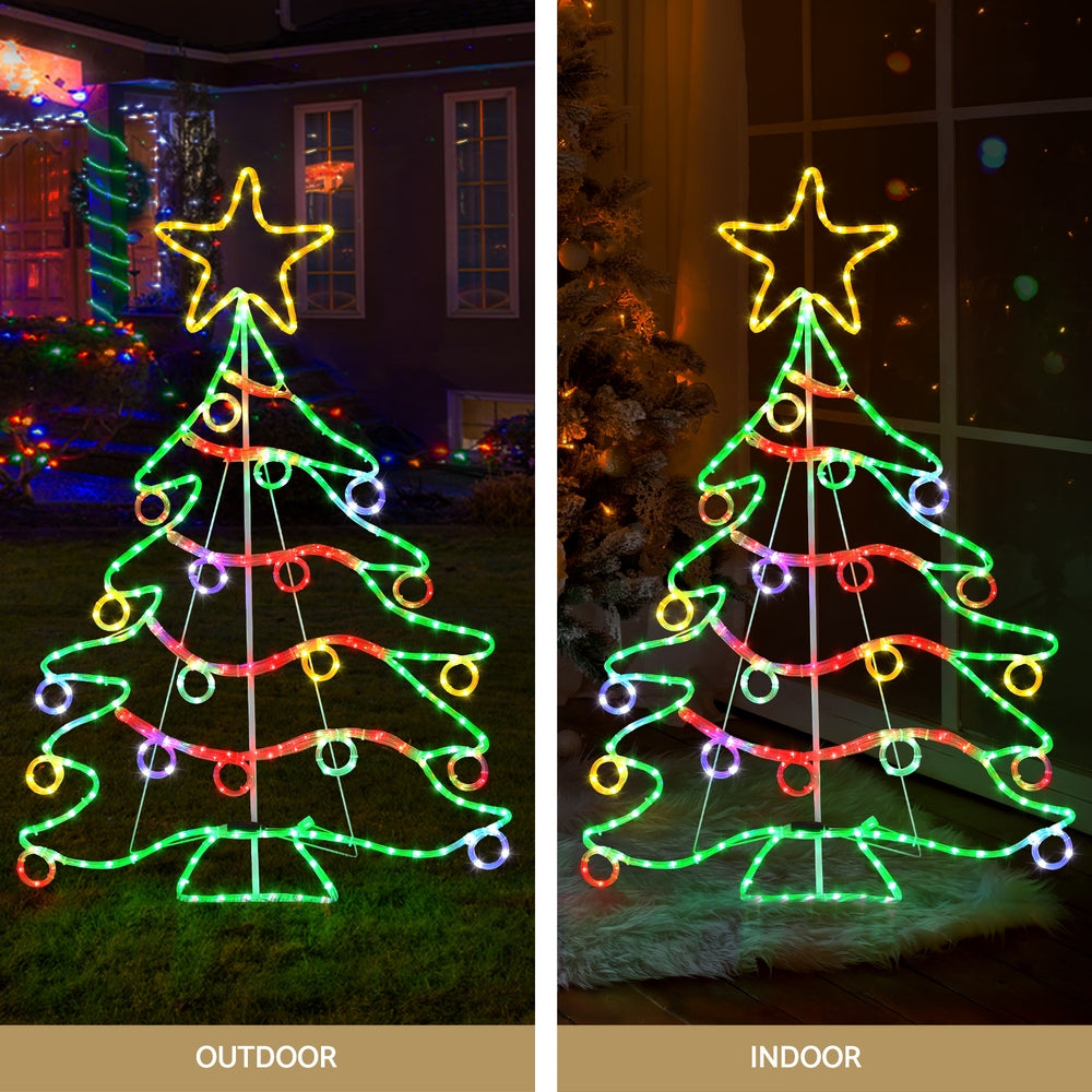 118CM Christmas Tree Motif with 288 Multicolour LEDs