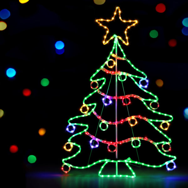 118CM Christmas Tree Motif with 288 Multicolour LEDs