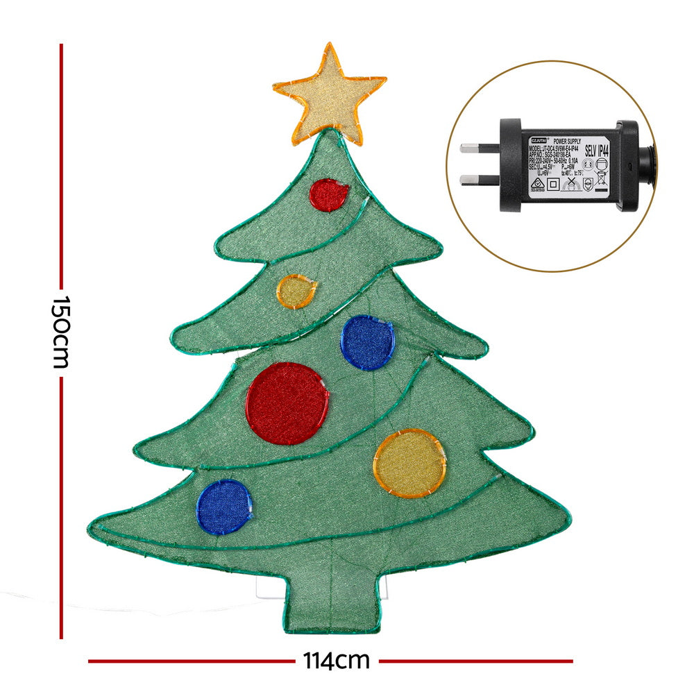 150CM Christmas Tree Motif with 220 White LEDs
