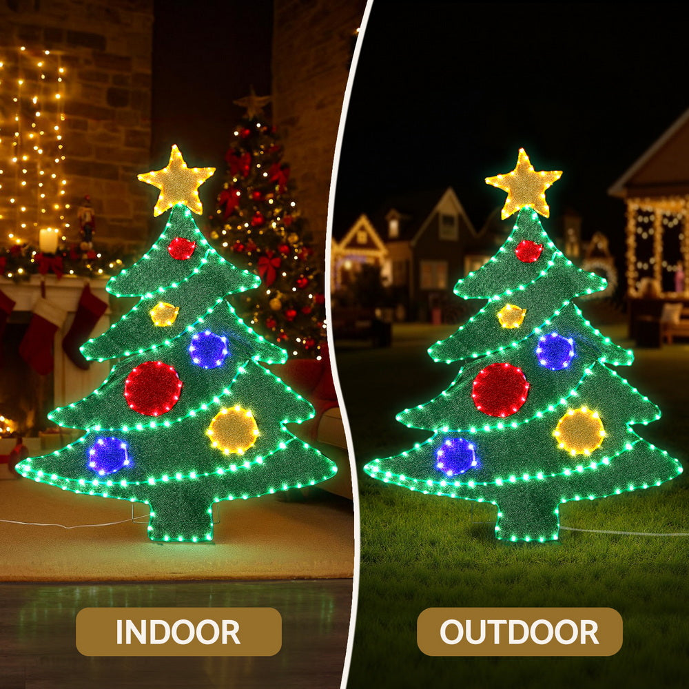 150CM Christmas Tree Motif with 220 White LEDs