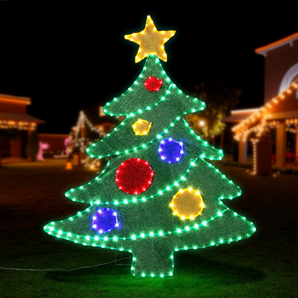 150CM Christmas Tree Motif with 220 White LEDs