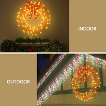 60CM Wreath Motif Light – Solar Warm White LEDs 160 Lights