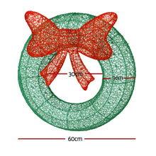 60CM Wreath Motif Light – Solar Warm White LEDs 50 Lights