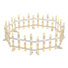3M Solar Christmas Fence Lights with 128 Warm White LED – 8 Pack